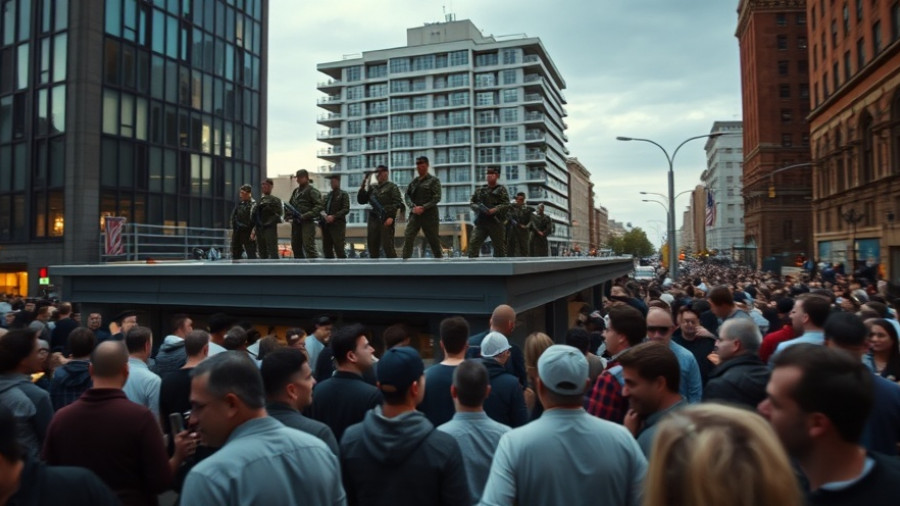 National Guard deployment in Oregon during urban event