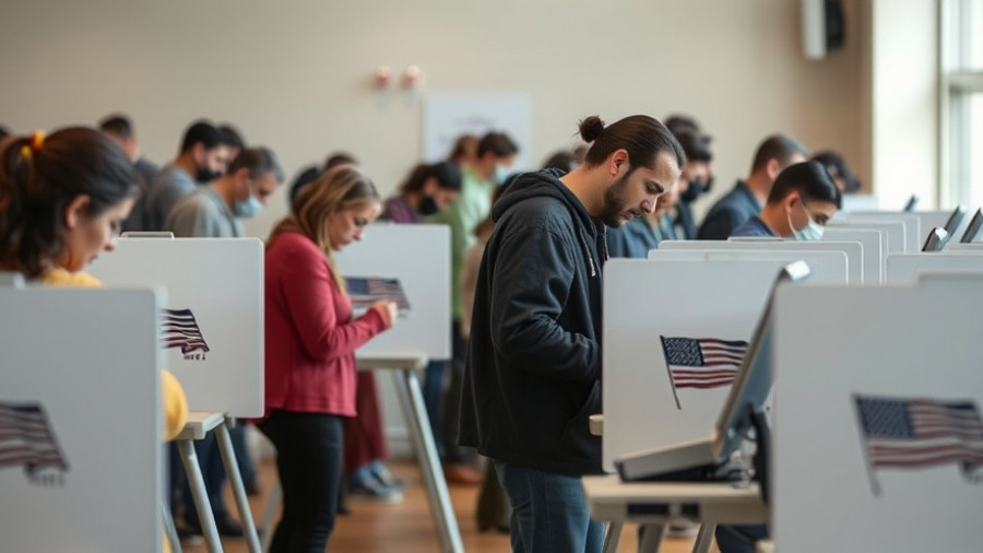 Voting machines used in Texas constitutional amendments 2025 election.