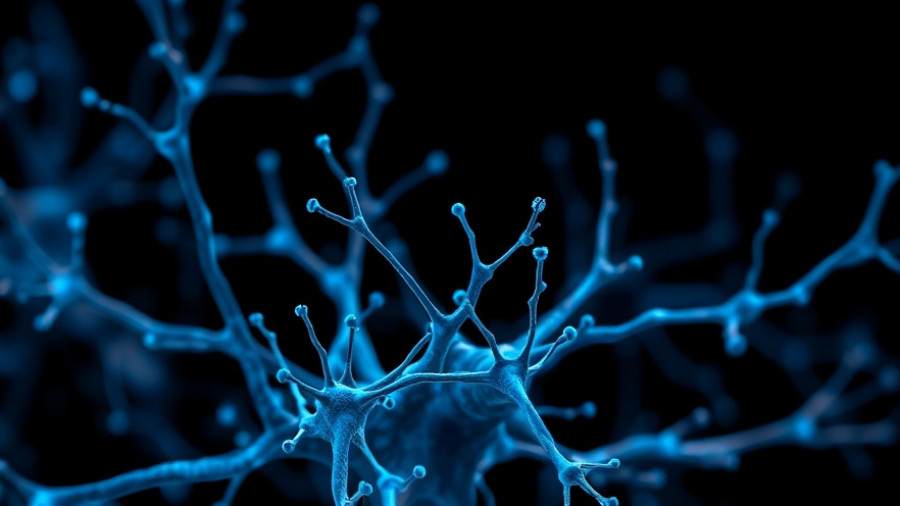 Intricate neural connections illustrating brain health and wellness.
