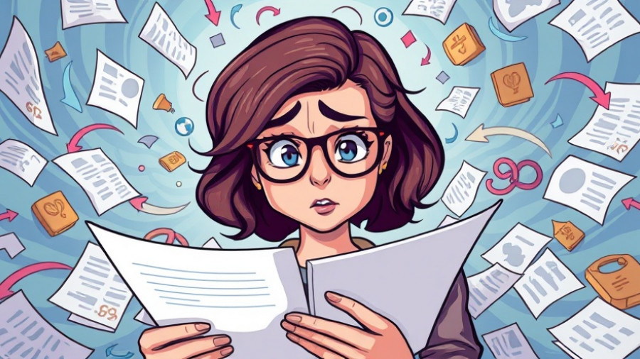 Illustration of health insurance contract disputes with a concerned woman.