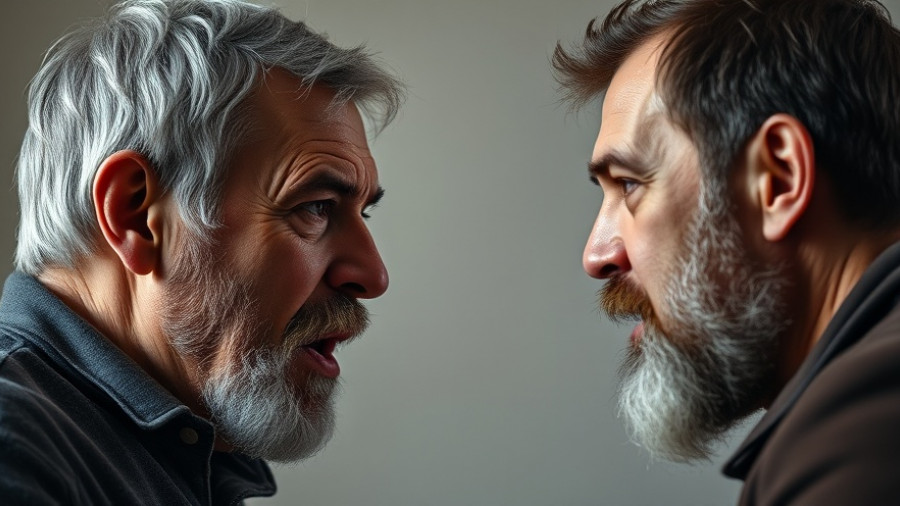 Two men in intense political debate, national political news.