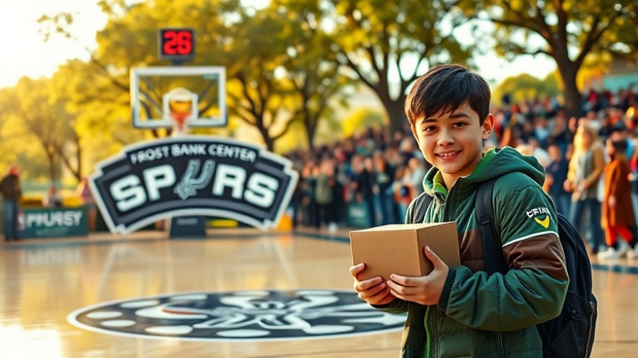 San Antonio Spurs NBA Cup court design and fan interaction.