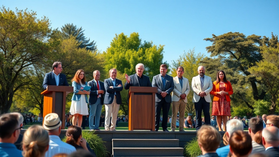 Officials honoring responders of 2015 Halloween flood Austin outdoors.