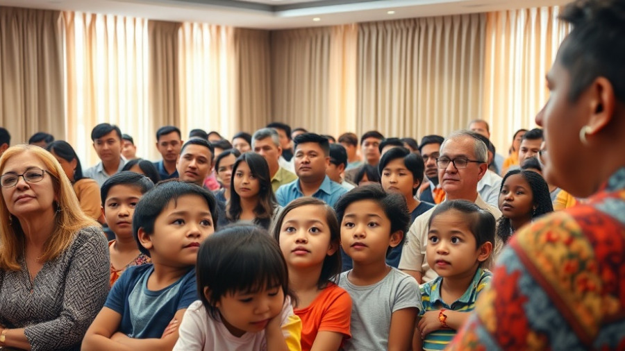 Community meeting discussing Austin ISD school closure plan.