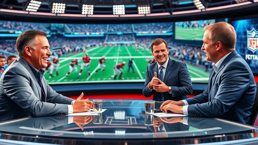 NFL Week 9 Predictions discussion with lively sports commentators.