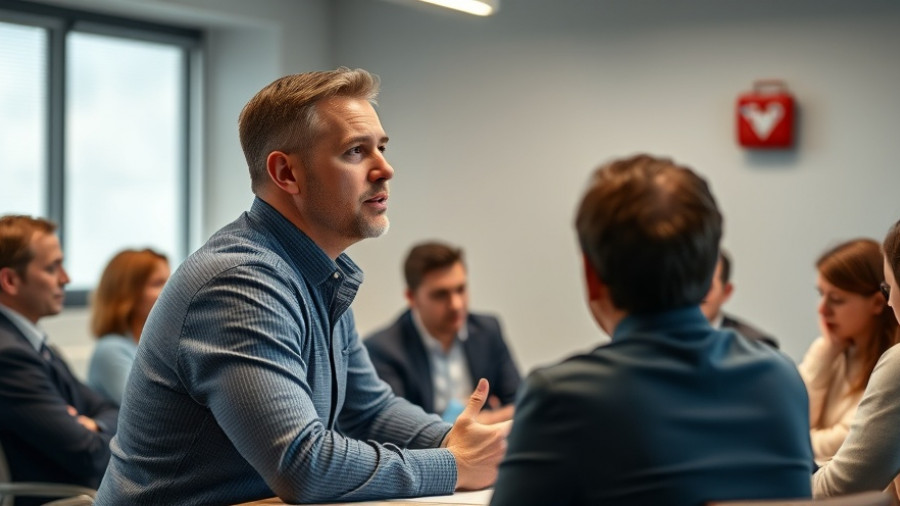 Focused man speaking in a meeting about the investigation into death of congressman aide.