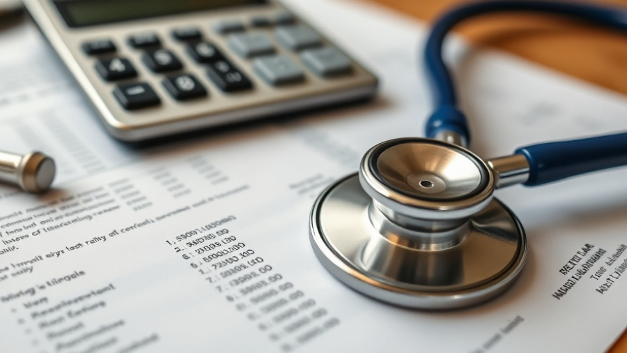 Calculator and stethoscope on financial documents, ACA premium increases 2026.
