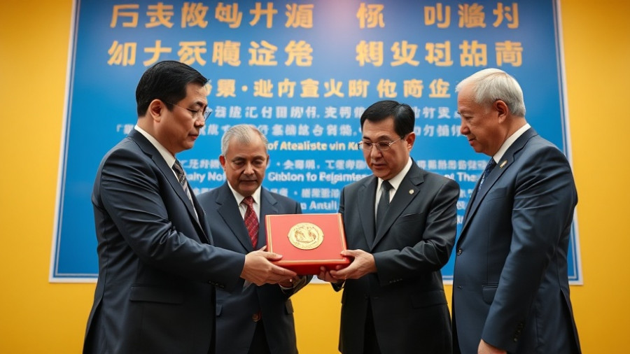 U.S.-Vietnam Artifact Exchange ceremony with officials and artifacts.