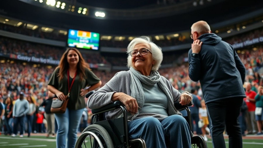 Janice McNair honored at Houston Texans Ring of Honor event in stadium.