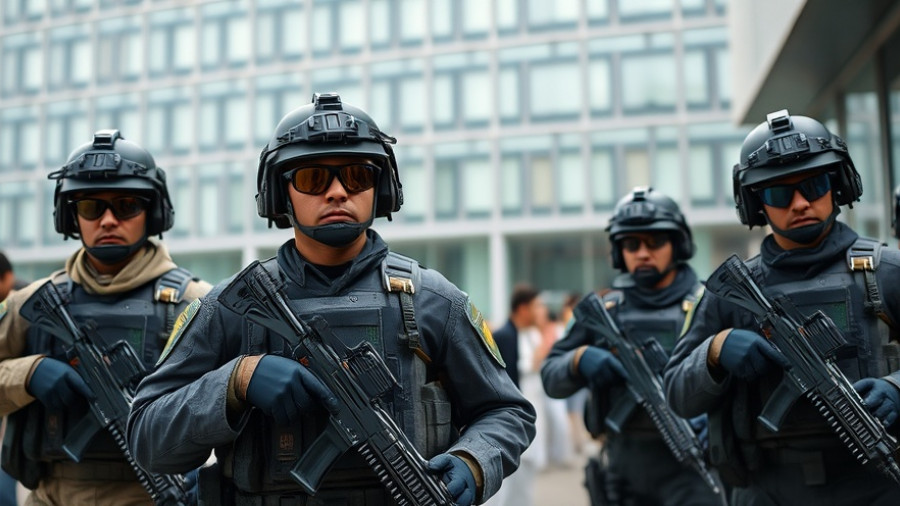 National Guard soldiers stand ready in urban area - Trump National Guard deployment blocked