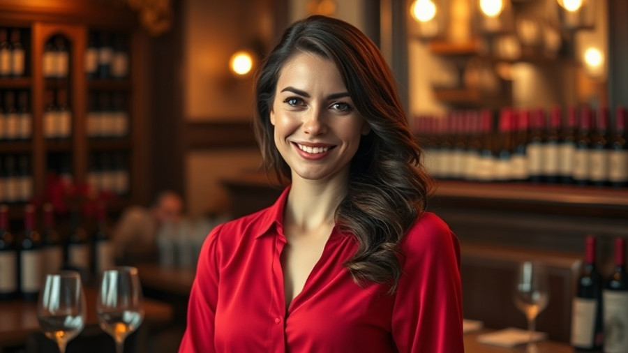 Woman smiling in a cozy bar setting, related to Bastille No. 12 fragrance.