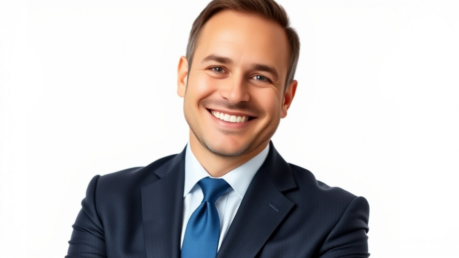 Portrait of a professional businessman in a suit, Dallas business news.