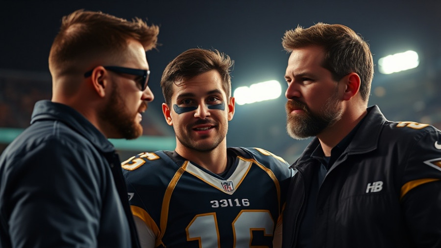 Tim Tebow in football jersey discussing a trafficking mission.