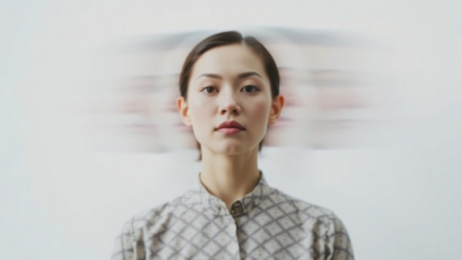 Abstract blurred image representing mental health for seniors.