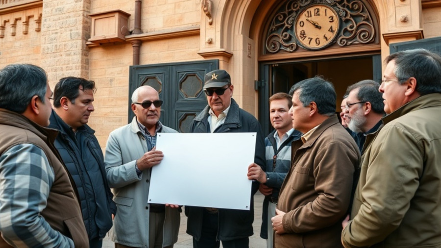 San Antonio Prop B press conference at historic building entrance