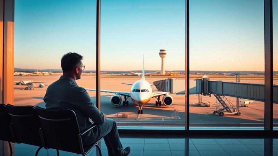 Texas airport terminal facing airplane and control tower amid government shutdown delays.