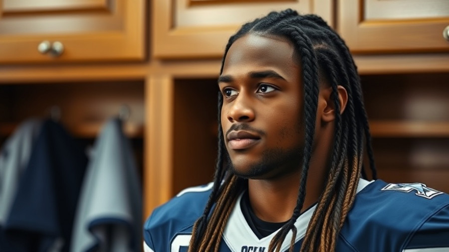 Dallas Cowboys player during bye week reflections in locker room.