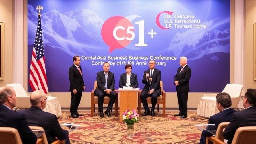 U.S. Department of State to Host Central Asia Business Conference in Honor of C5+1 10th Anniversary