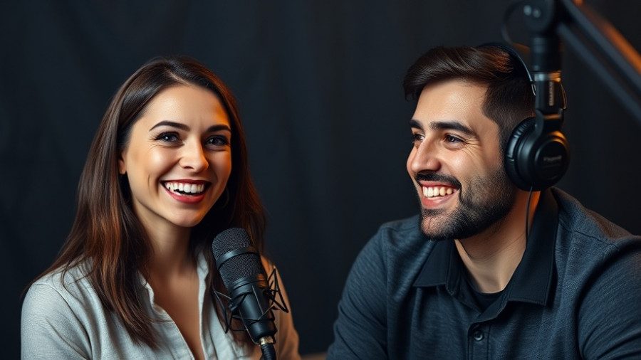 Podcast cover on hormones shaping female attraction.