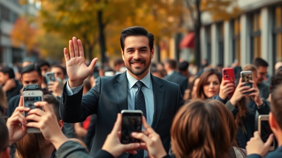 Zohran Mamdani's victory impact captured in street scene.