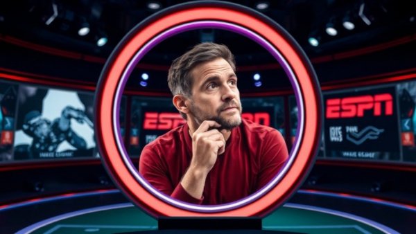 Podcast graphic with AFC Wild Card predictions theme on ESPN.