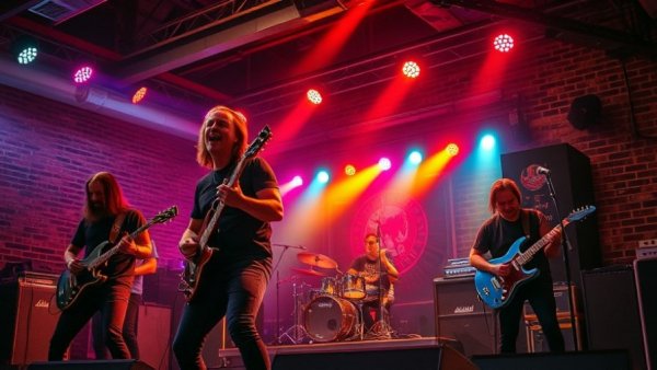 Band performing at Why Not Wednesdays Red River concert with vibrant energy.