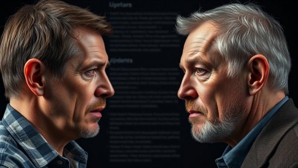 Men discussing a serious topic, highlighting government shutdown and NYC mayoral election.