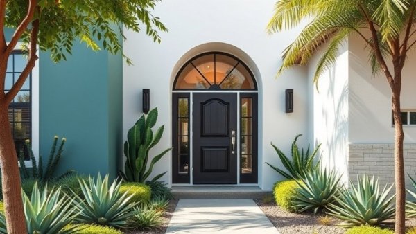 Charming homes in Austin with modern design and garden.