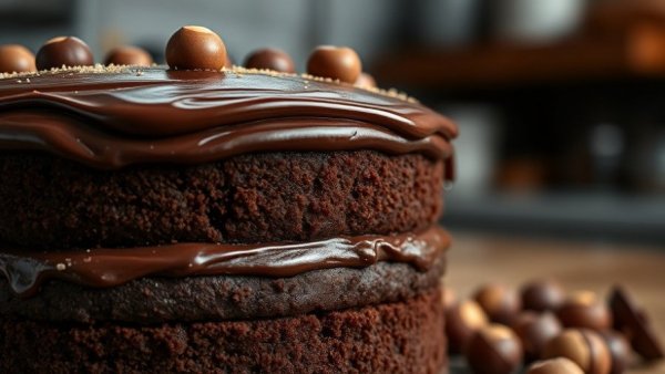 Chef Peja Krstic's Chocolate Beet Cake with hazelnuts.