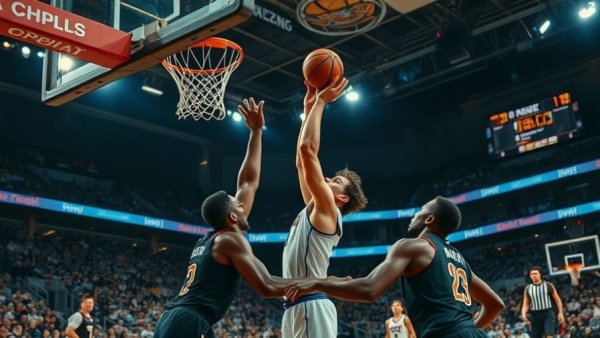 Intense final shot moments in sports, basketball action.