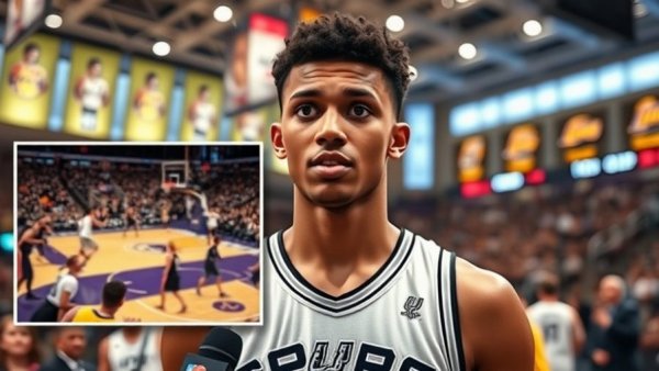 Young Spurs player gaining experience on and off the court.