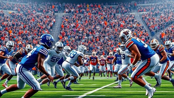 Kentucky Wildcats vs Auburn Tigers game action highlights, SEC.
