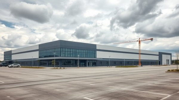 Modern facility showcasing Dallas economic development potential.