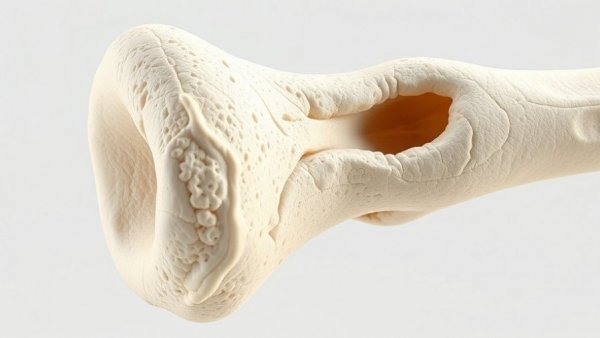3D rendering of bone structure highlighting bone density and vitamin D impact.