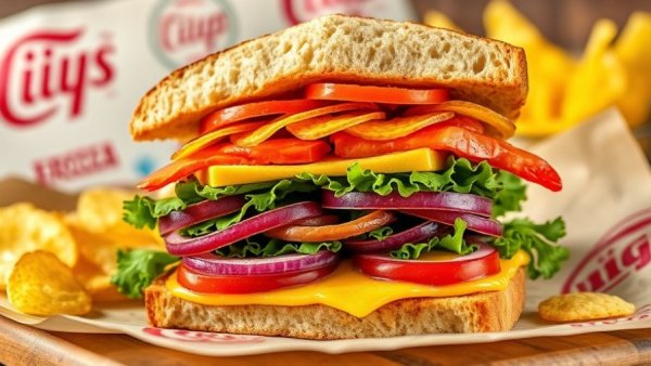 Cheap eats in San Antonio: Delicious sandwich and chips.