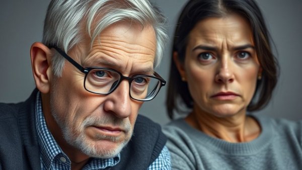 Close-up of thoughtful individuals in U.S. government news discussion.
