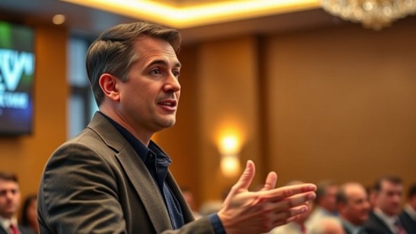 Speaker presenting on fraudulent joinder ruling in a conference.