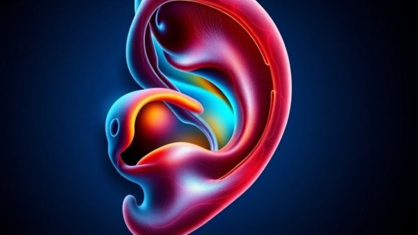 Gadolinium-enhanced MRI showing detailed inner ear anatomy for Meniere disease.