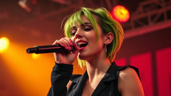 Rock & Roll Hall of Fame 2025 Inductees energetic performer singing on stage.