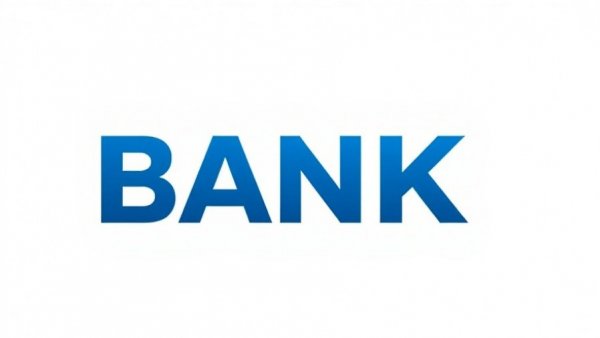 Dallas financial services clean bank logo with bold font on white background.