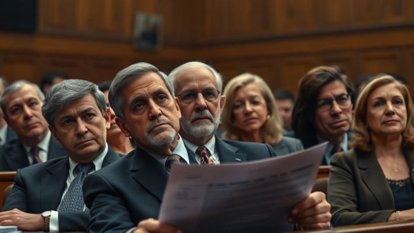 Congressional hearing discusses domestic terrorism rise with attendees holding graph.