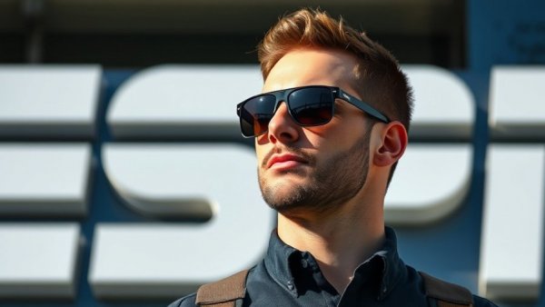 Confident man in front of ESPN logo for Patriots long-term success discussion.