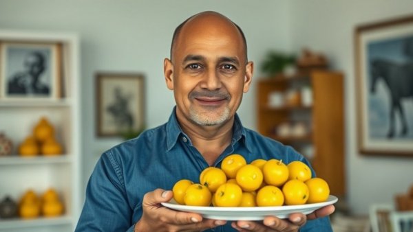 Filipino Remedy for Colds: Man explaining calamansi benefits.