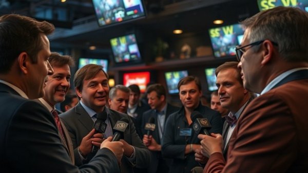 Engaged interview setting in San Antonio Project Marvel bonds event.