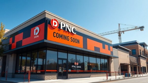 PNC Bank expansion in San Antonio with new branch under construction.