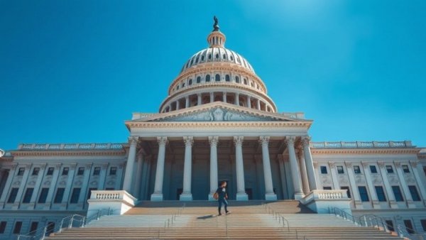 U.S. Capitol against clear blue sky symbolizing Texas Senators pursue funding deal