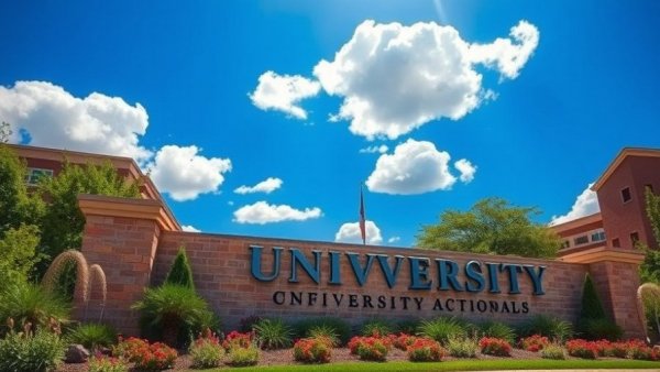 Bowling Green State University campus sign on a sunny day.