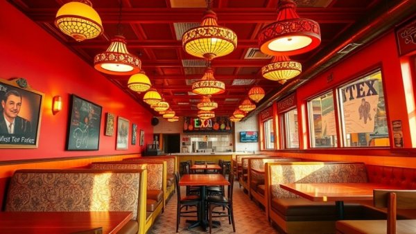 Mama Betty's Tex-Mex restaurant interior with vibrant decor.