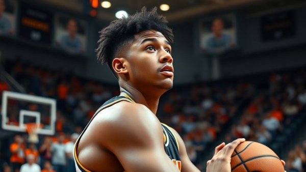 Victor Wembanyama focused during a dominant fourth quarter basketball game.