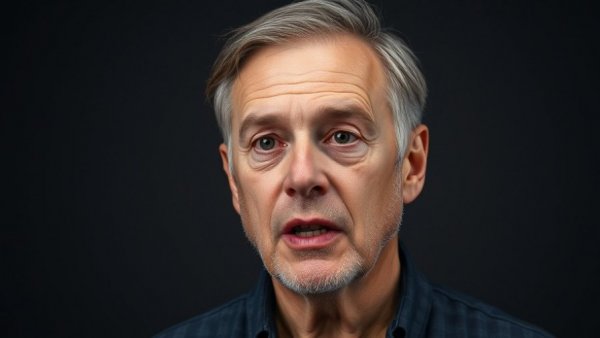 Middle-aged man discussing sugar consumption health risks.